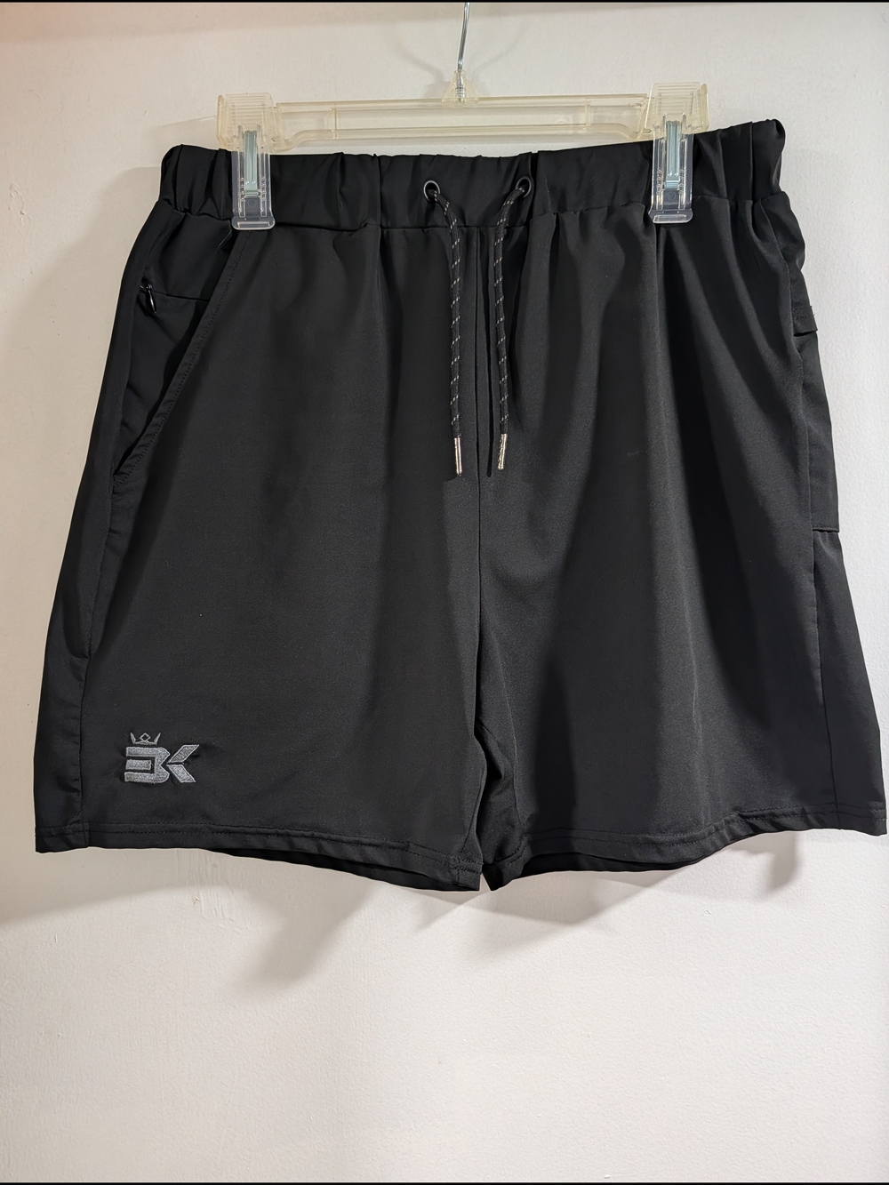 Brokig Performance Men's Black Athletic Shorts